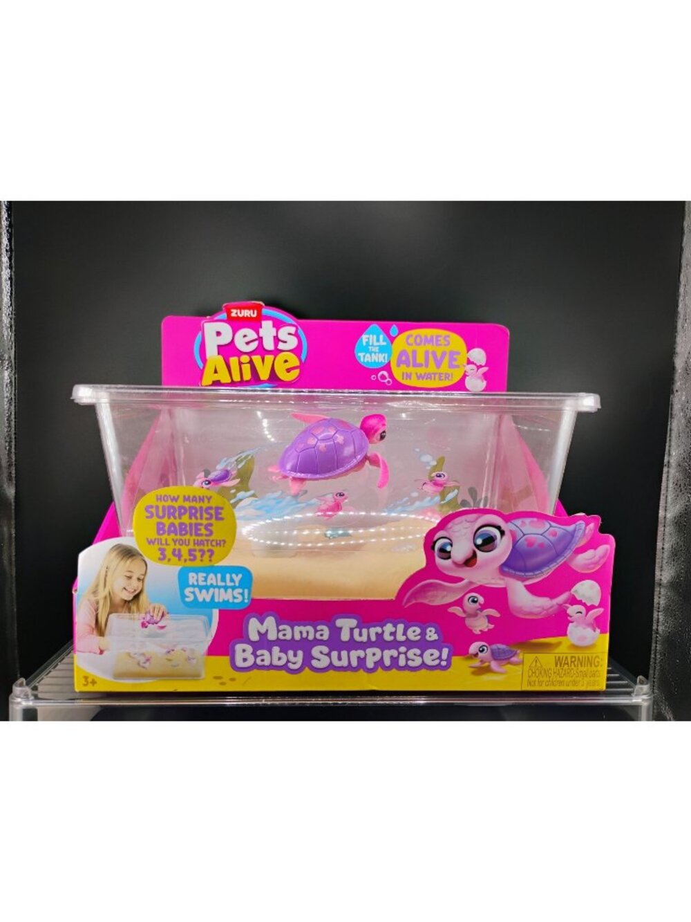 Zuru Pets Alive Mama Turtle & Baby Surprise Interactive Toy
